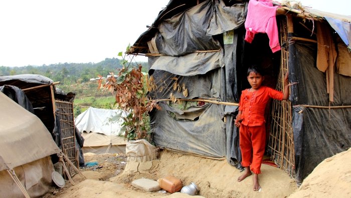 Rohingya Flüchtlingscamp Jamtoli in Bangladesch