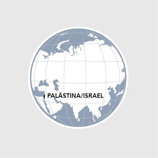 HEKS in Israel/Palästina Karte