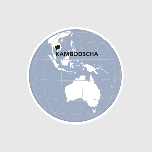 HEKS in Kambodscha Karte