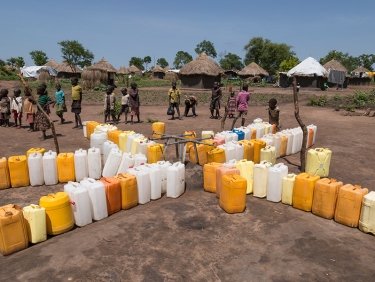 Zugang zu Wasser für Flüchtlinge in Bidibidi