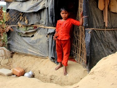Rohingya Flüchtlingscamp Jamtoli in Bangladesch