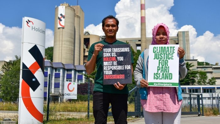 Kampf fuer Klimagerechtigkeit: Pak Edi Mulyono und Ibu Asmania 